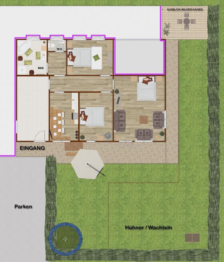 Oberachen Apartment Ellmau Luaran gambar